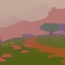 A picture of a pathway in the rain from Proteus.